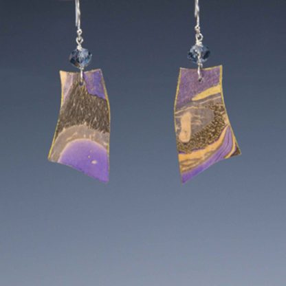Sholeh Regna reversible marbled birch earrings, side_a