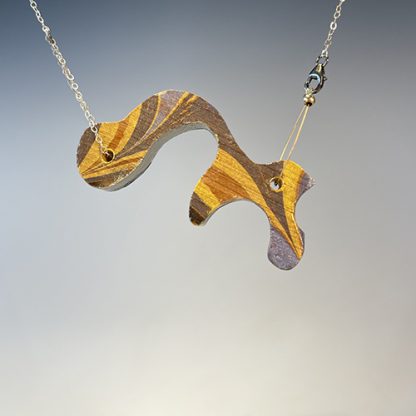 Reversible Marbled Necklace
