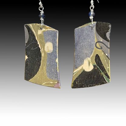 Sholeh Regna Reversible Marbled Birch Earrings